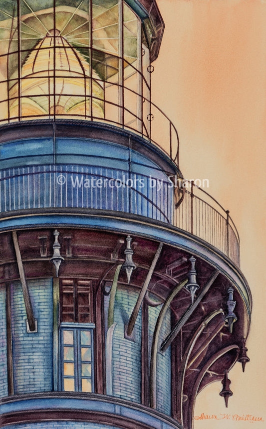 The Outer Banks, North Carolina Watercolor Art Print